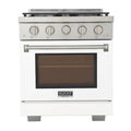 White Propane Gas Range D2014
