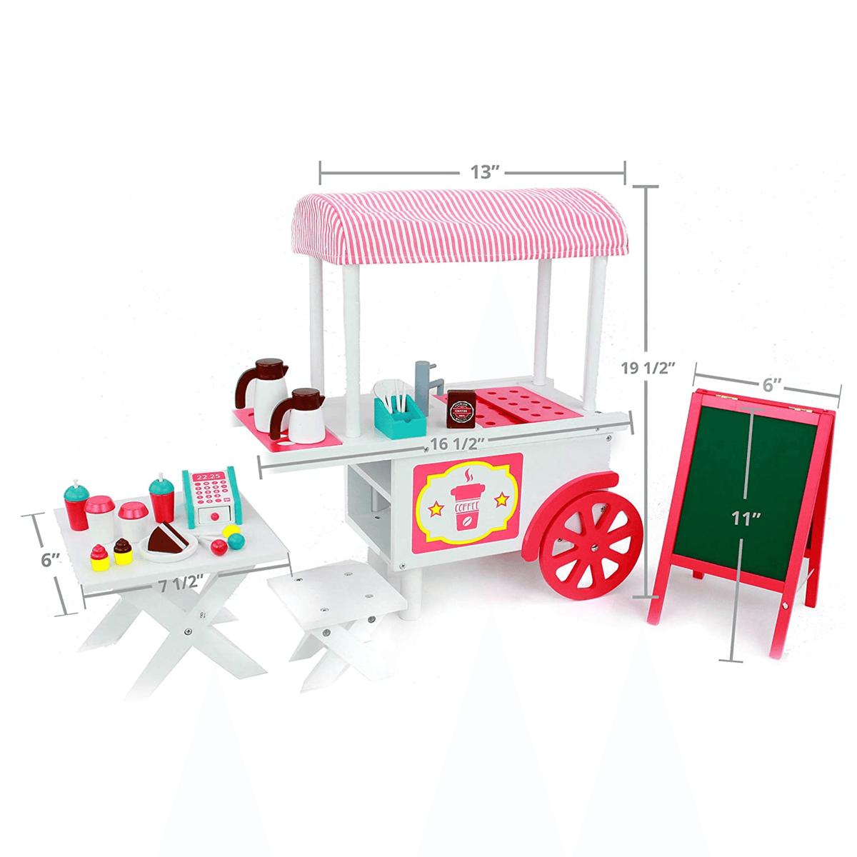 Cafe Cart with Accessories B3709