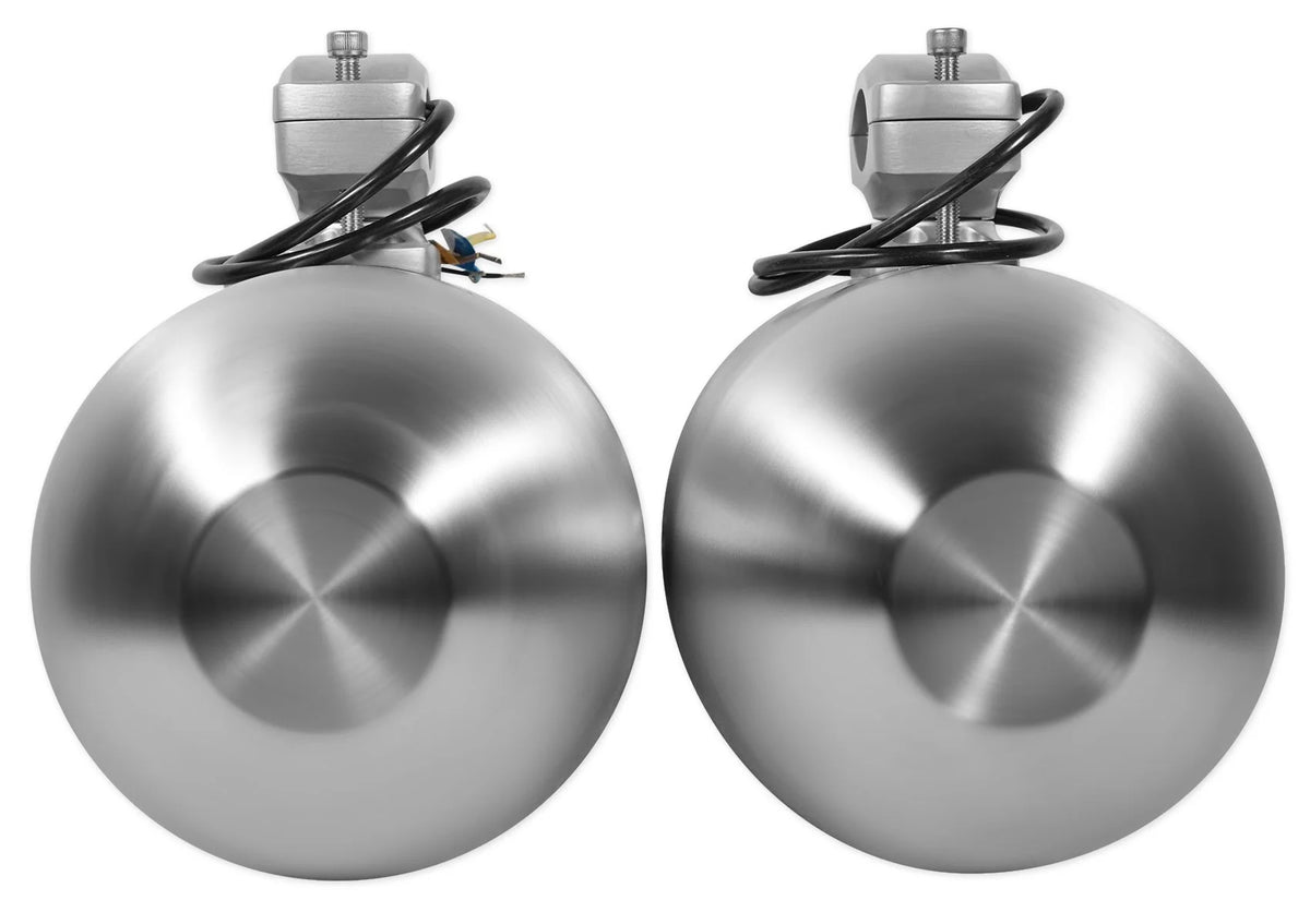 4 Zone Marine Bluetooth Stereo with 6.5" LED Wakeboard Speakers Q744