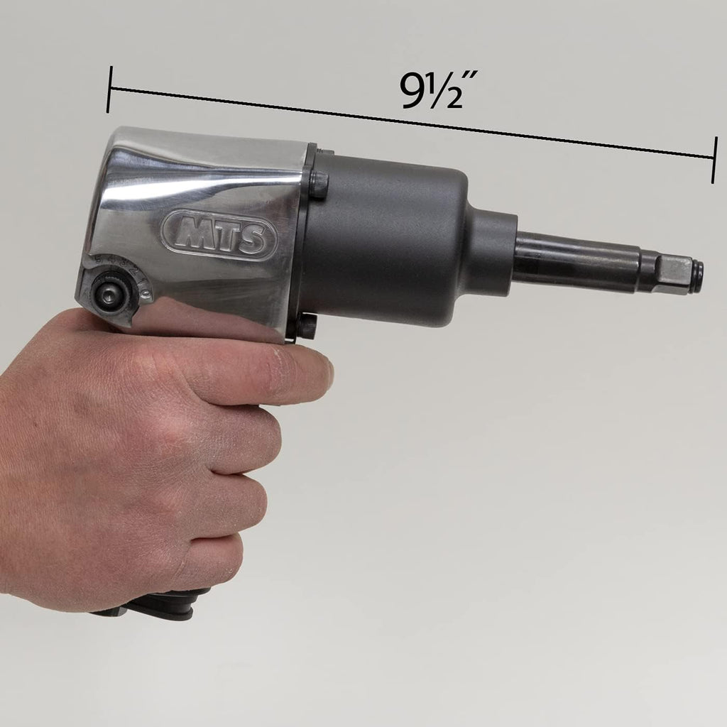 1/2-Inch Drive Aluminum Pneumatic Air Powered Impact Wrench, 2-Inch Anvil, Twin Hammer, Max Torque 680, Weight 6 lbs P82850