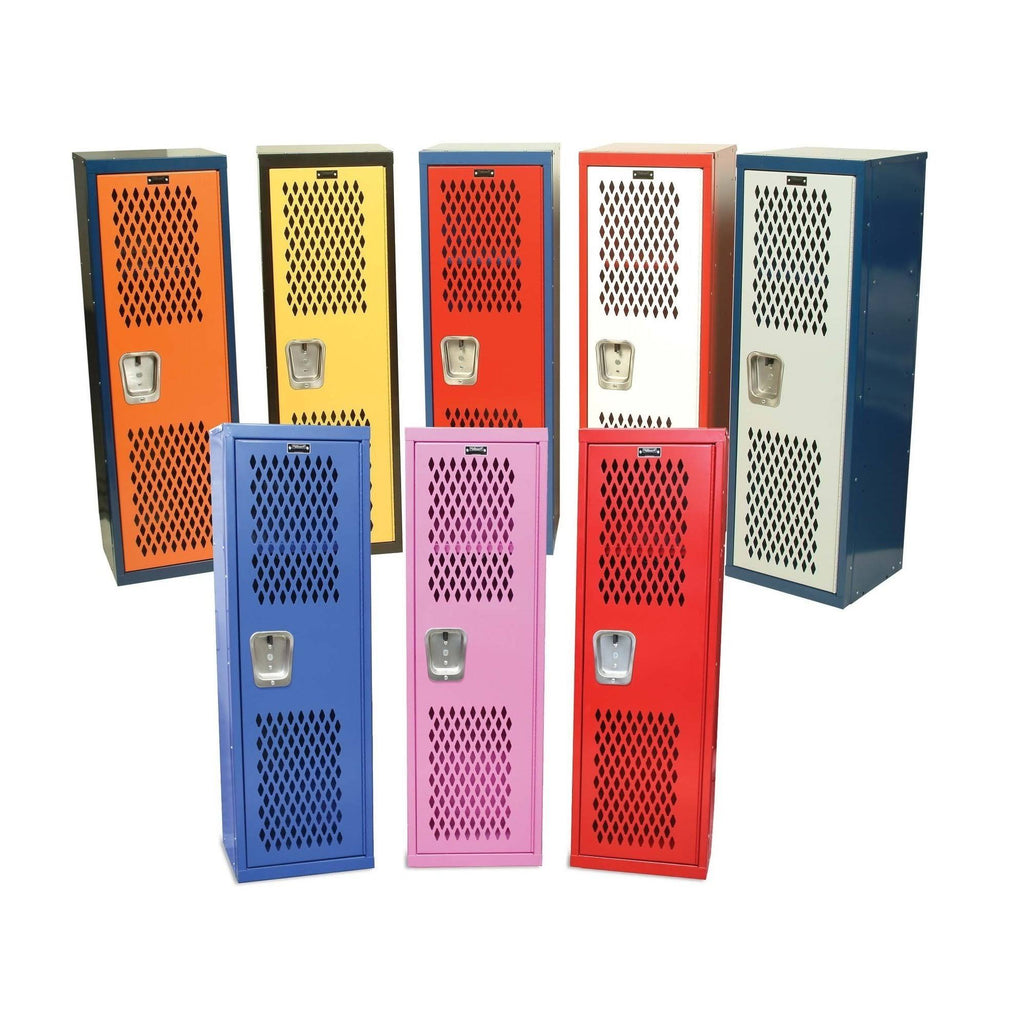 Red/White Single Tier Locker S918246