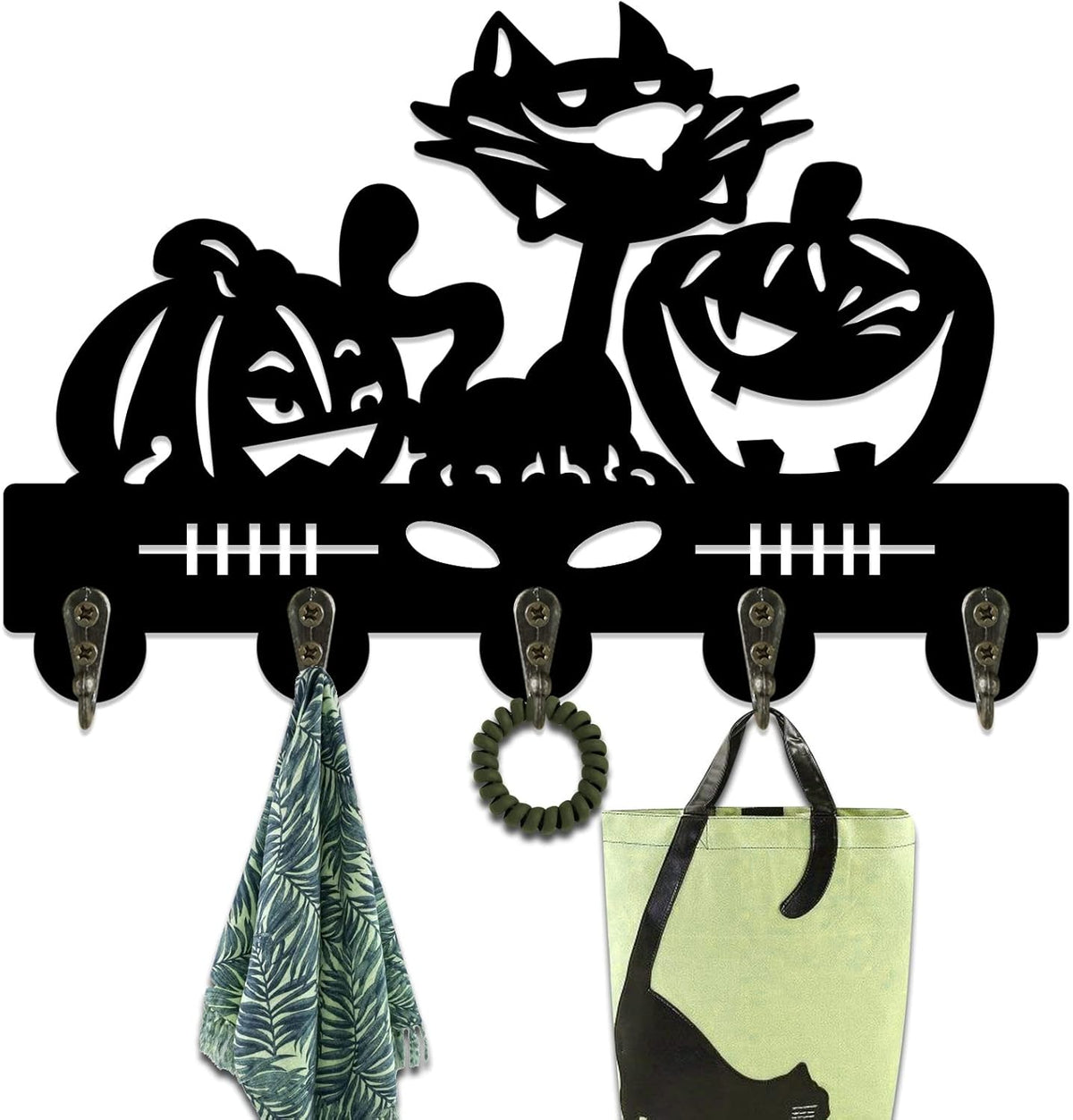 Wooden Key Holder with 5 Hooks F72210