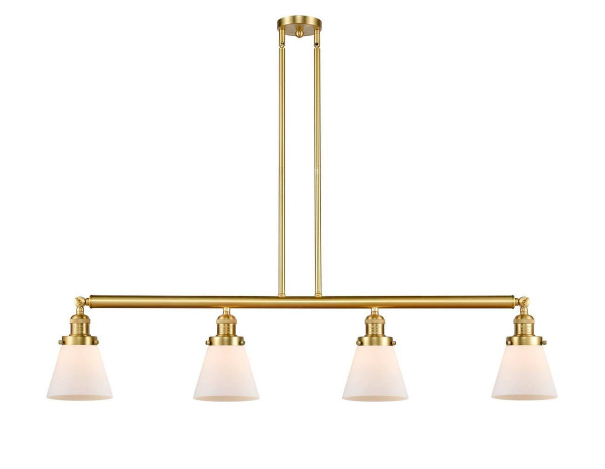 Satin Gold 4 Light Island Light P66756