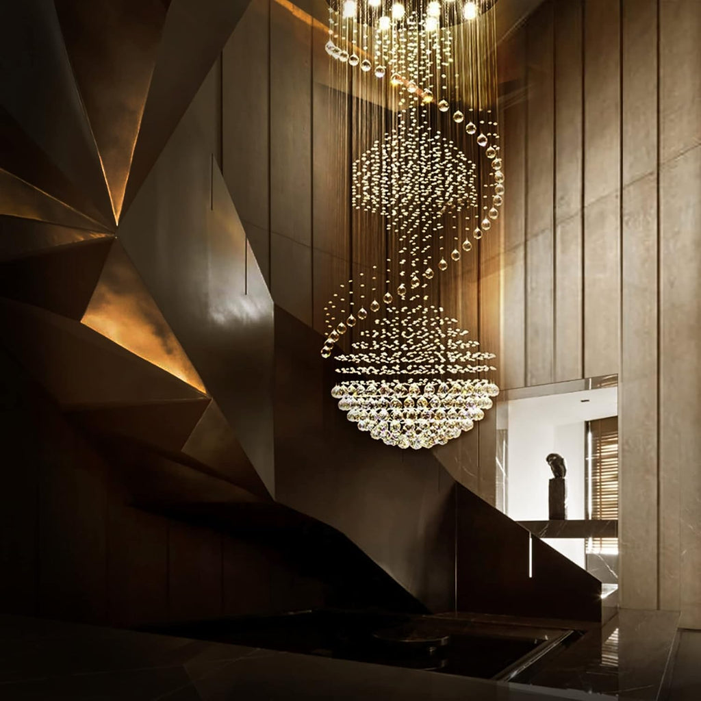 Crystal Spiral Chandelier for Staircase Y153578