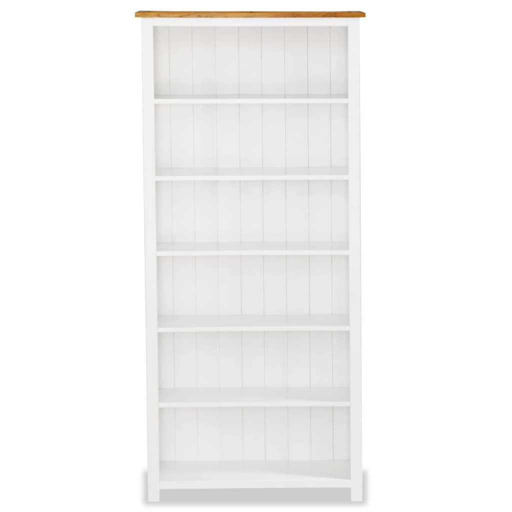 3-Tier Solid Oak Wood Bookcase U72454