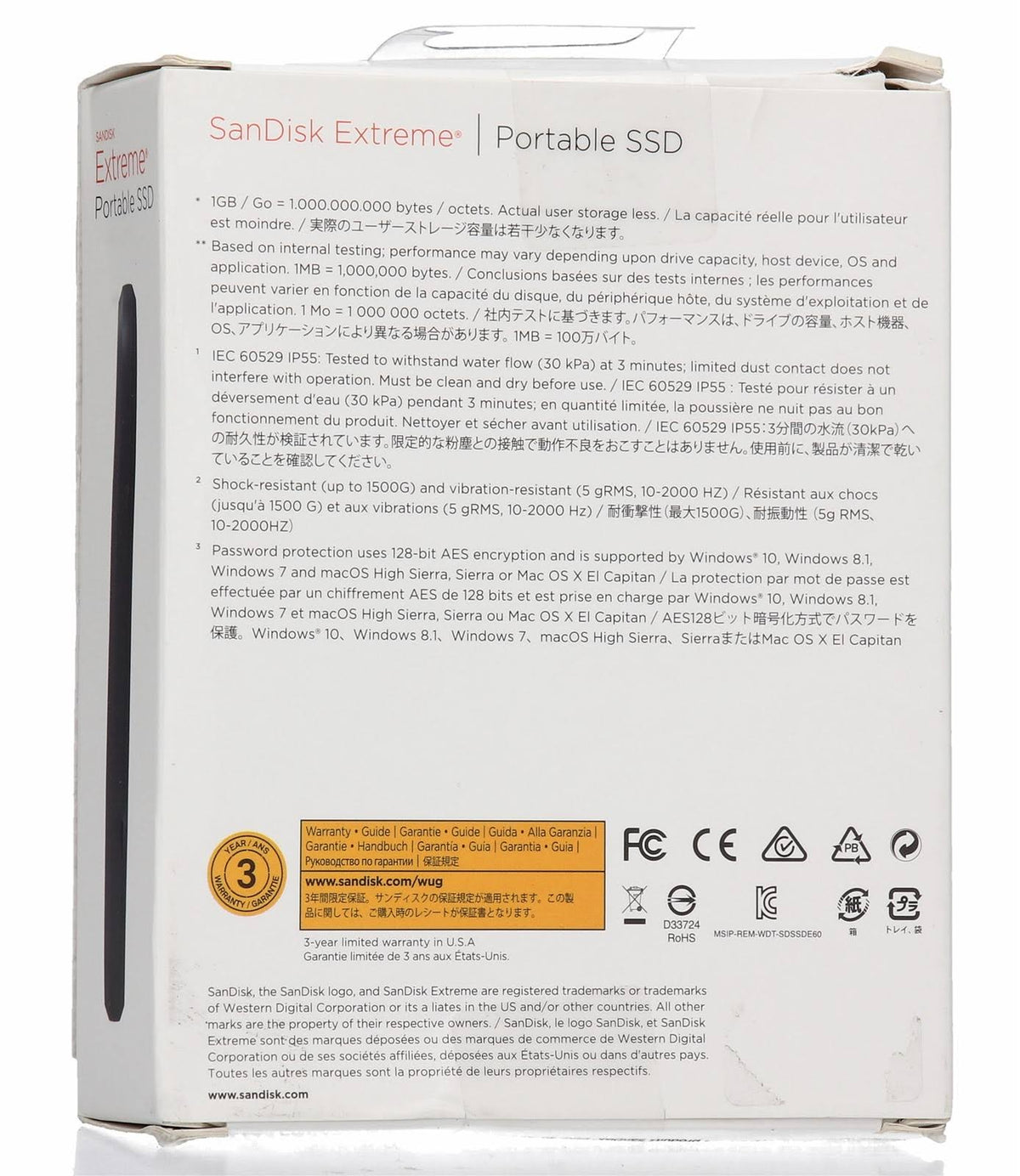 500gb Portable SSD Y436550