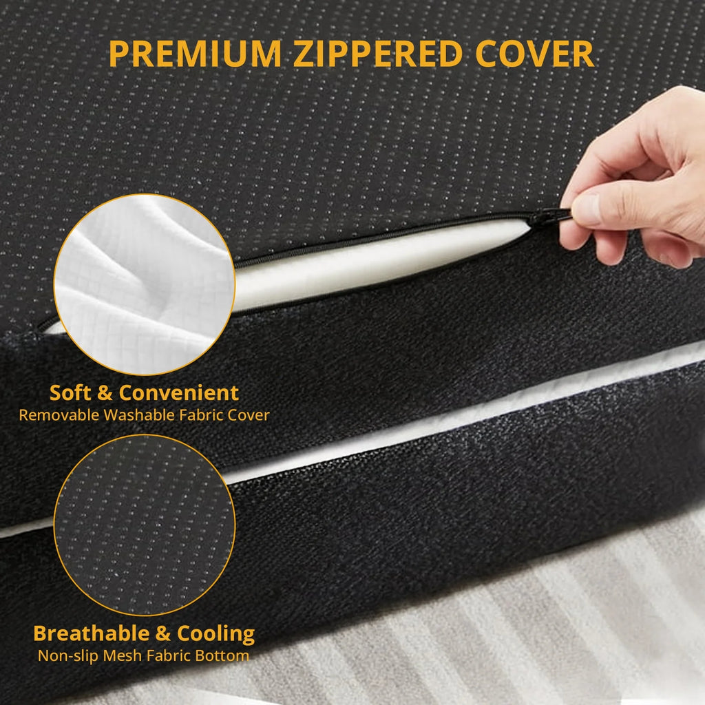 Queen Size Memory Foam Folding Mattress with Cover S655