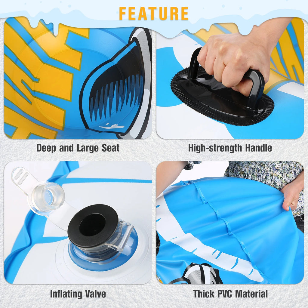 47 Inch Inflatable Snow Sled S252