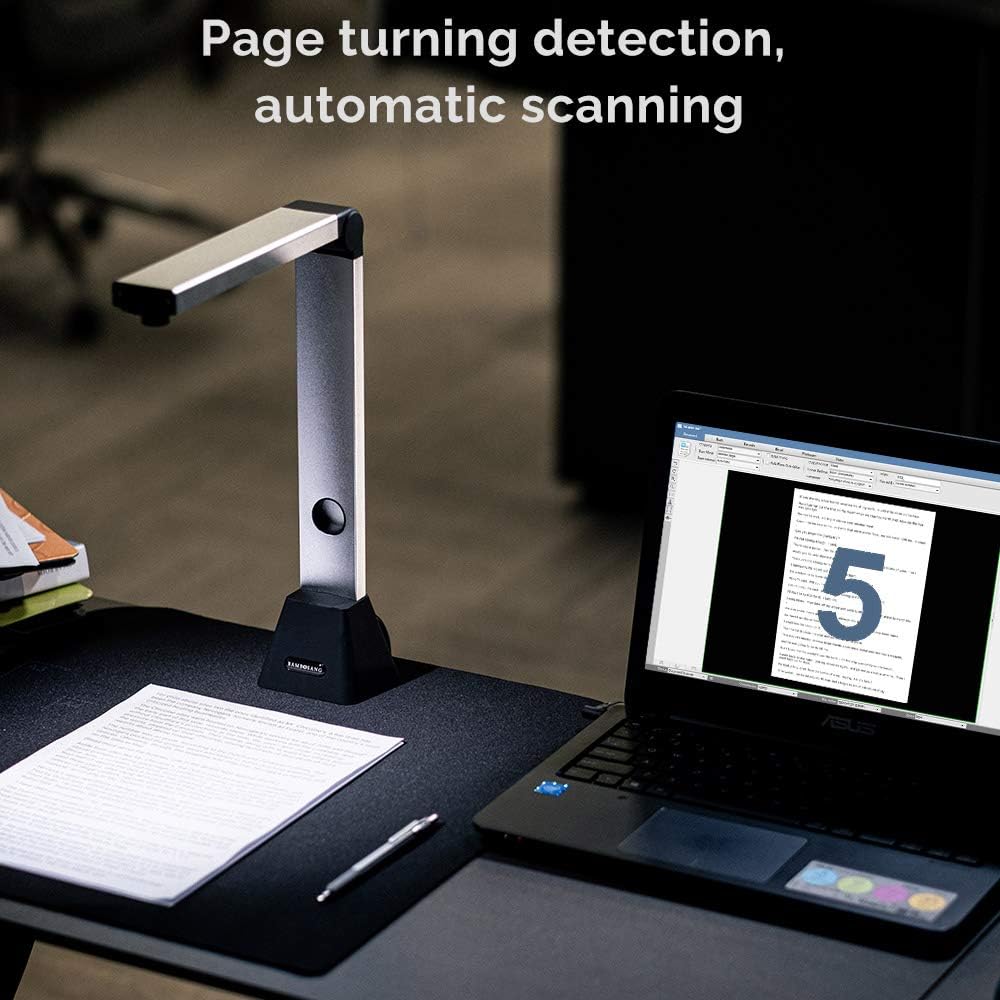 Portable Document Scanner with Multi-Language OCR Q976
