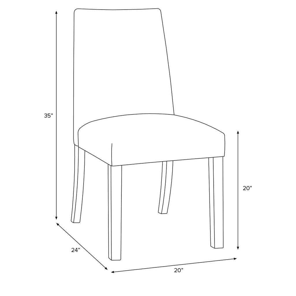 Light Gray Velvet Dining Chair V968