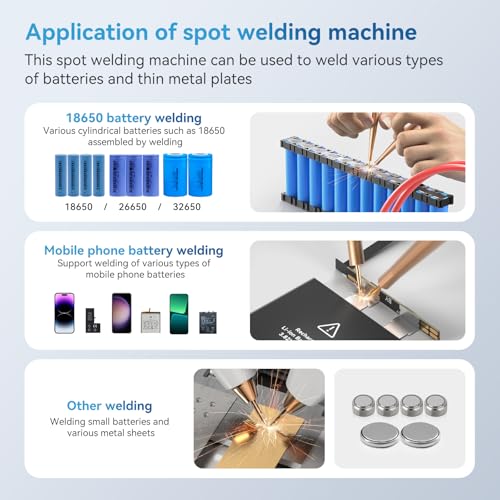 11000mAh 99 Gears Adjustable Mini Battery Spot Welder U180333