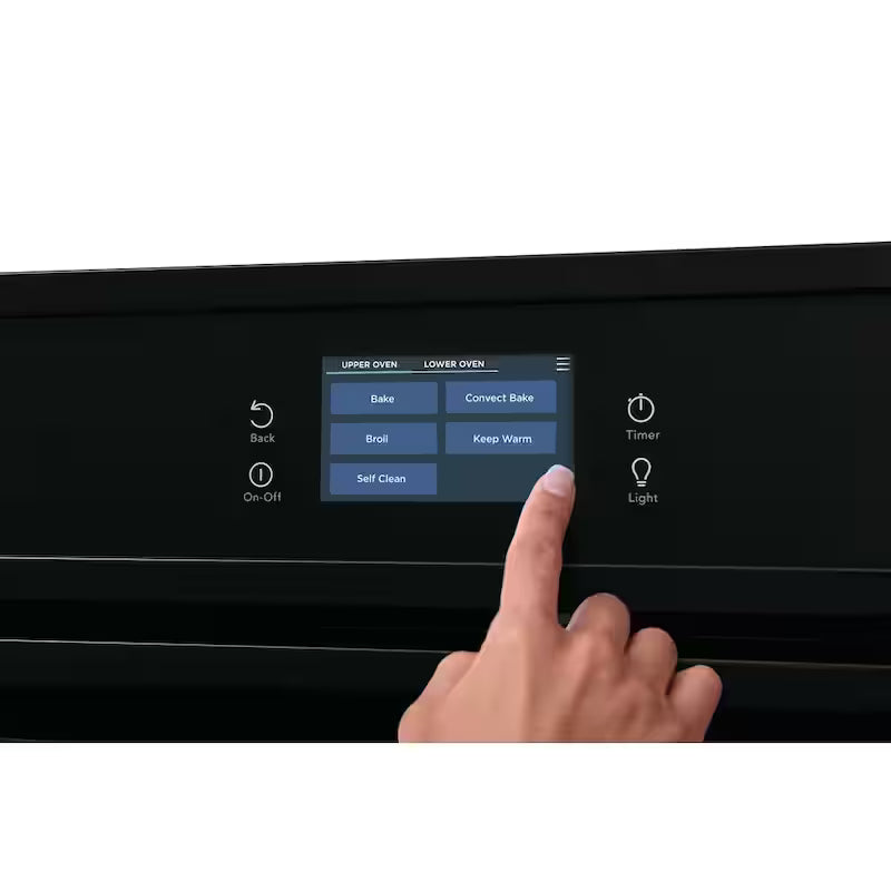 Double Electric Wall Oven with Convection in Black U747206
