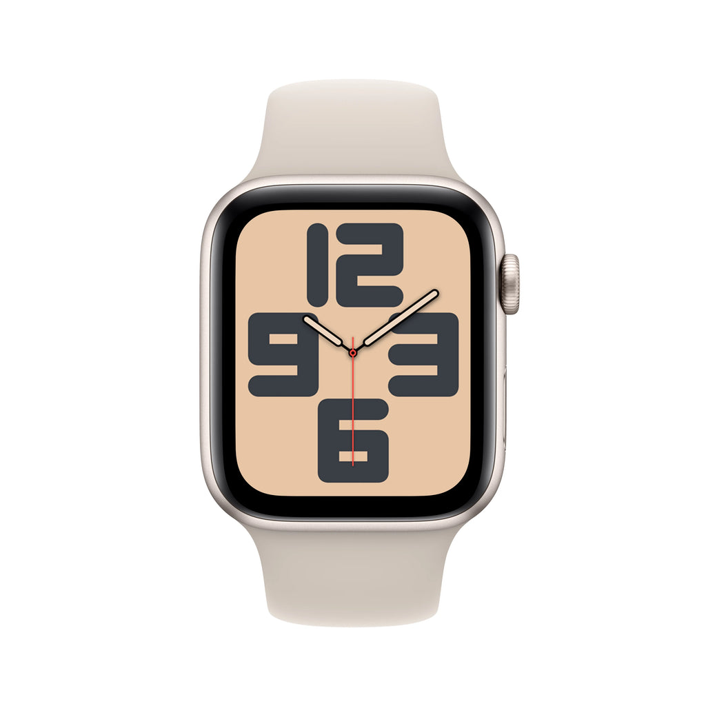 Starlight Aluminum Case Apple Watch SE GPS 44mm with Starlight Sport Band D330