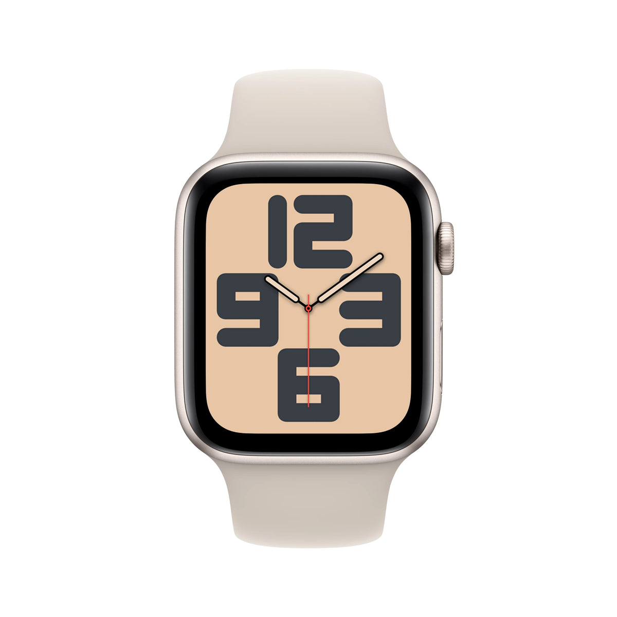 Starlight Aluminum Case Apple Watch SE GPS 44mm with Starlight Sport Band D330