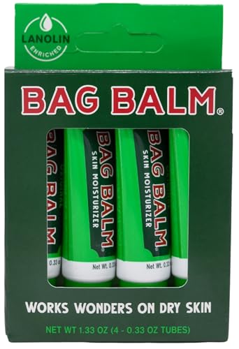 Bag Balm Skin Moisturizer Gift Box 0.33oz 4 Pack Lip Balm Tubes V509099