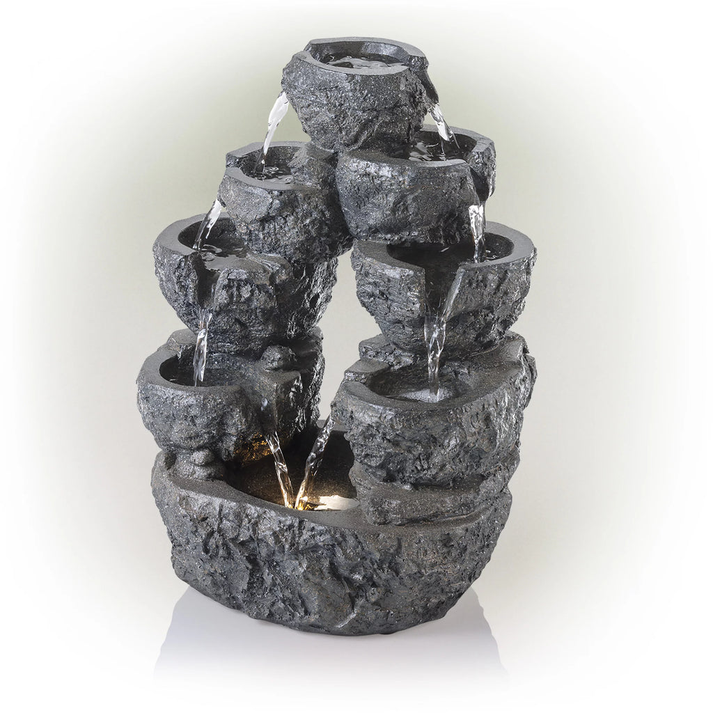 14" 5-Tiered Indoor/Outdoor Tabletop Fountain O5437