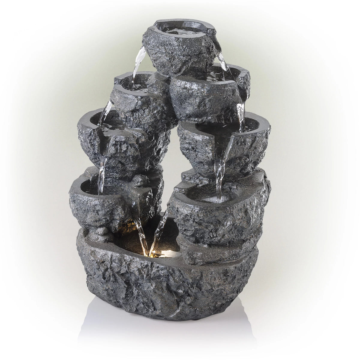 14" 5-Tiered Indoor/Outdoor Tabletop Fountain O5437
