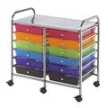 12-Drawer Multi-Colored Storage Cart P19677