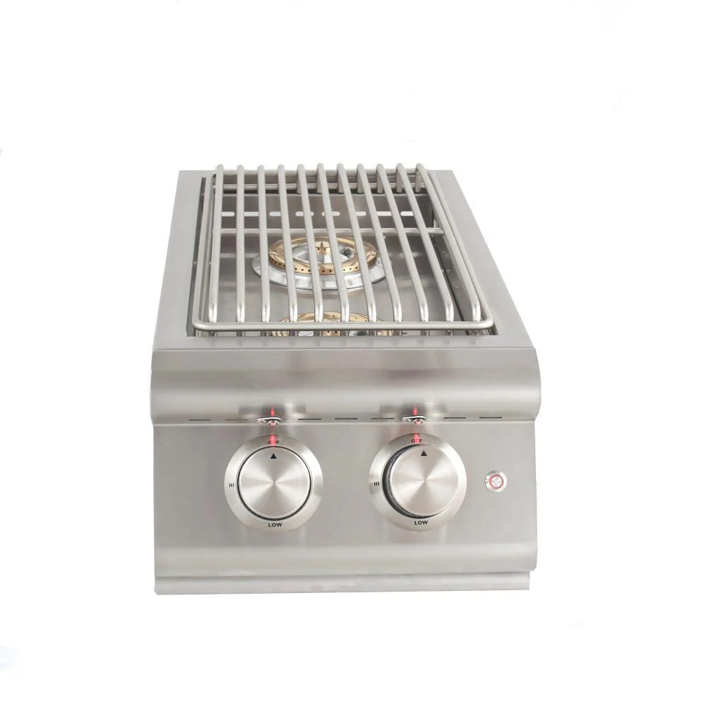 Double Side Propane Gas Burner with Lights E9687
