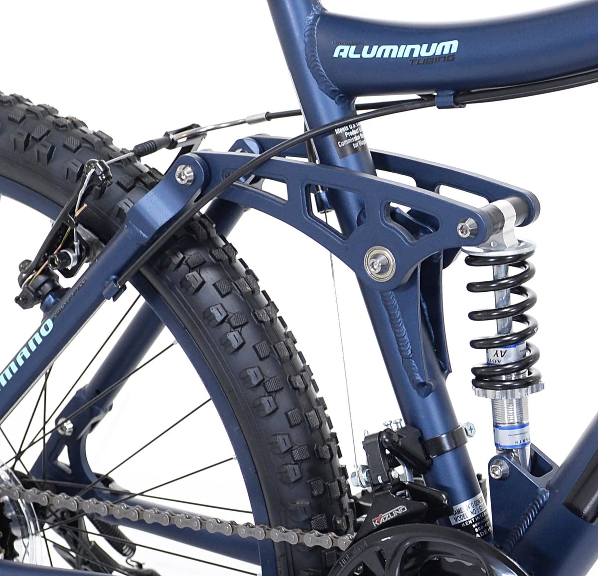 Blue Full Suspension Mountain Bike C42231