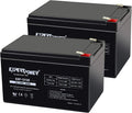 2 Pack 12 Volt 12 Ah Rechargeable Battery G73175