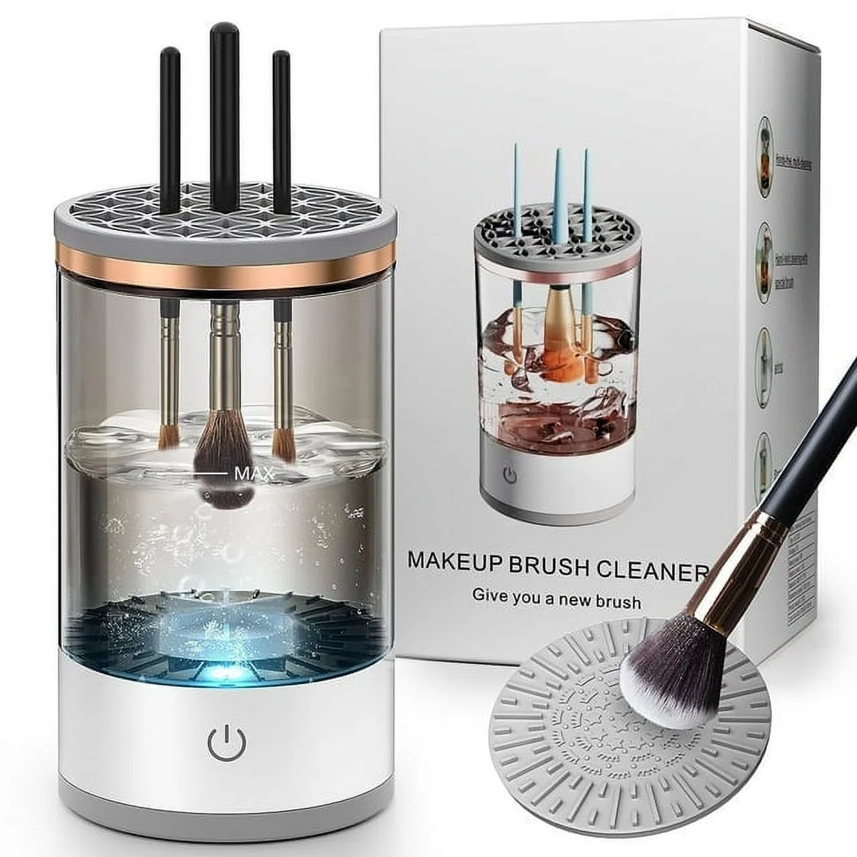 Portable Electric USB Makeup Brush Cleaner Machine F23378
