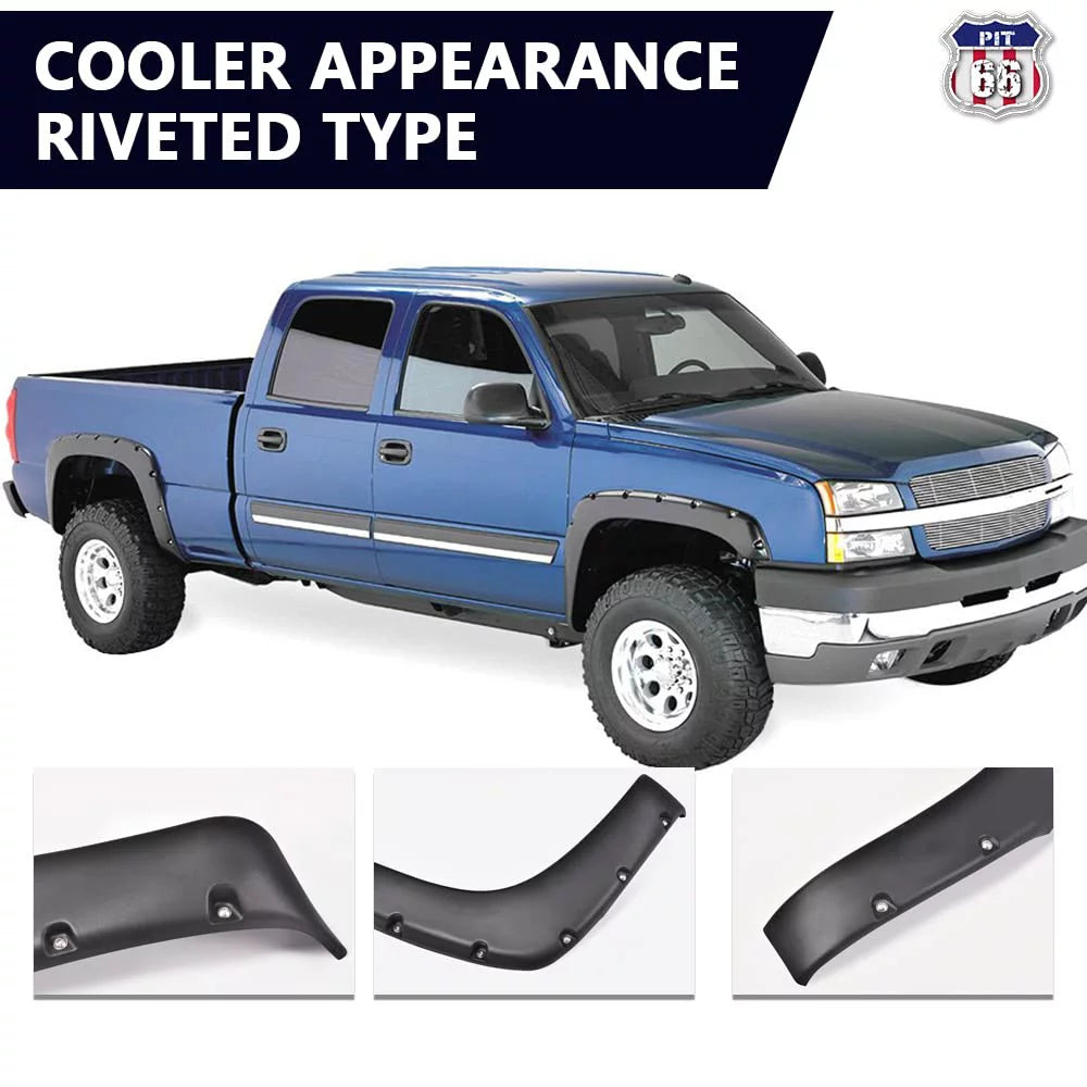 Wheel Cover Protector Fender Flares 4Pcs Q921