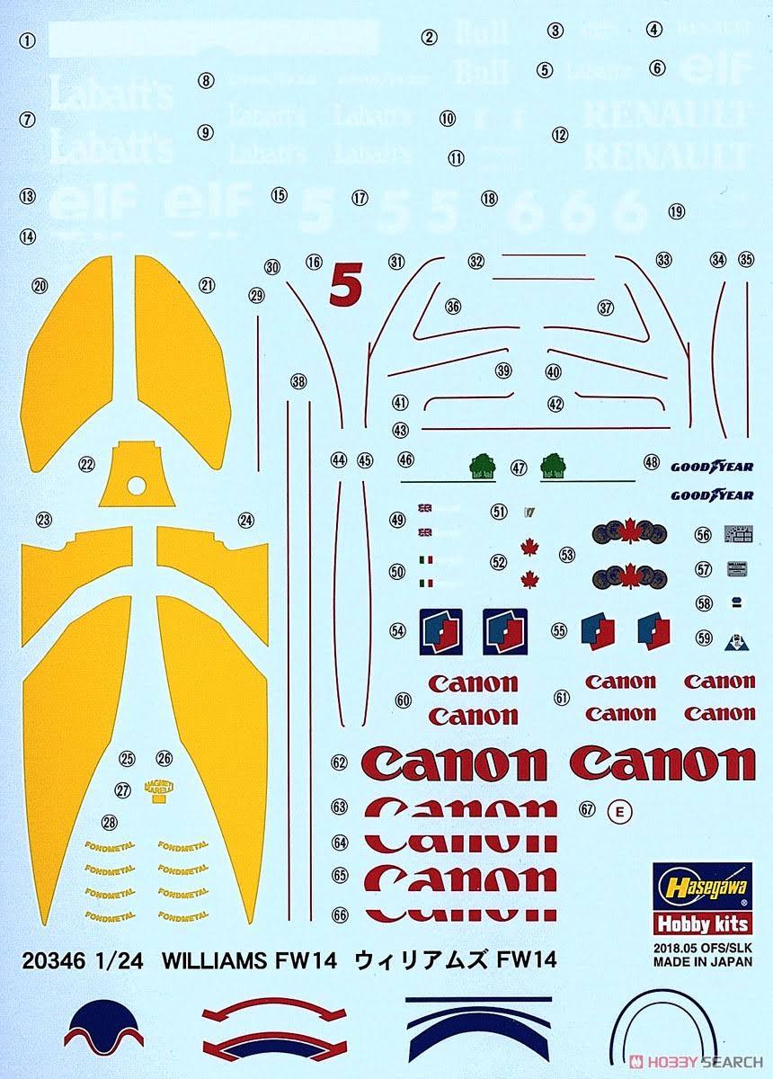 1/24 Scale Kit L553120