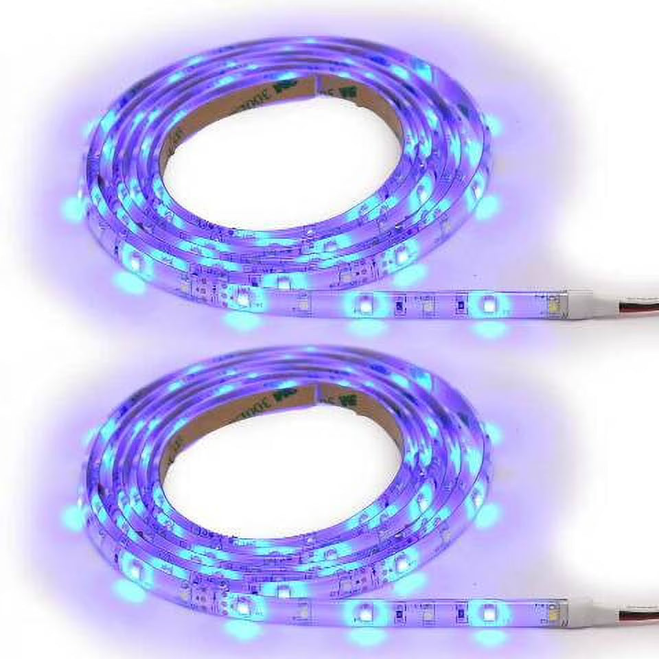 White Blue 12 FT LED Light Strip Kit N78806