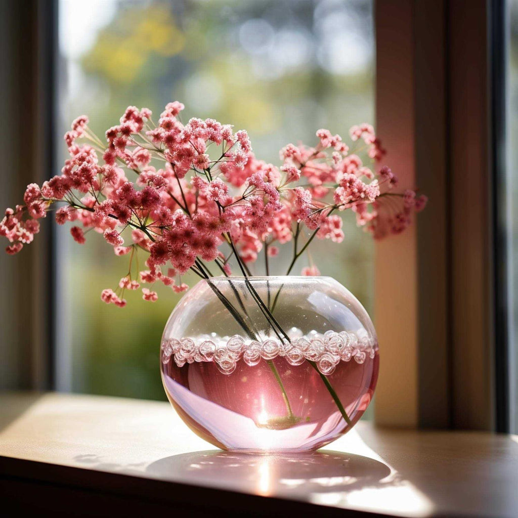 Glass Bubble Bowl Vase Y8757