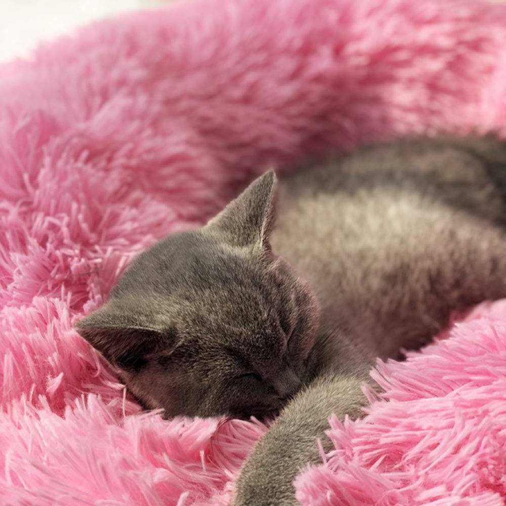 Soft Plush Round Pet Bed L235842