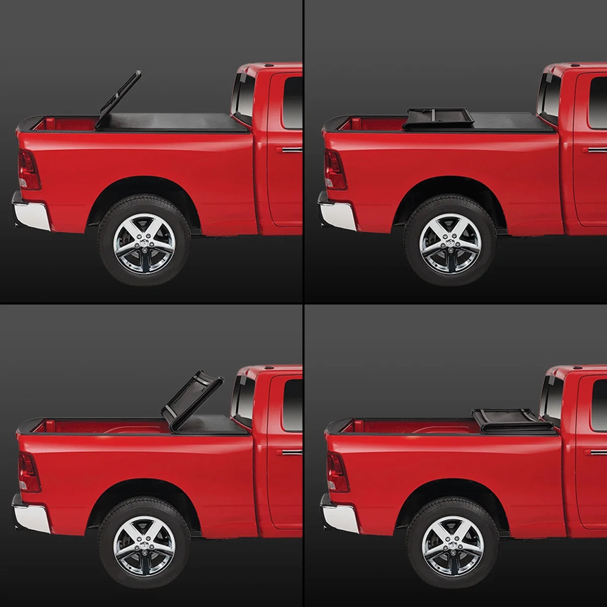 Tri-Fold Soft Top Tonneau Cover C7999
