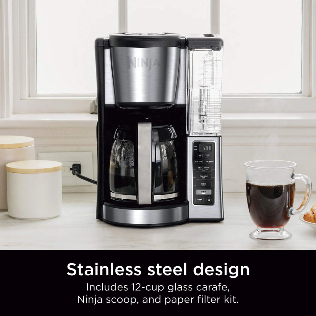 12-Cup Programmable Coffee Maker with Glass Carafe Q92706