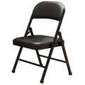 Black Padded Folding Chair W7066