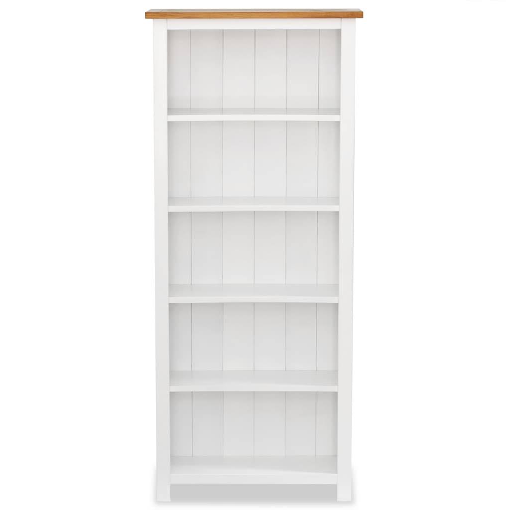 3-Tier Solid Oak Wood Bookcase U72454