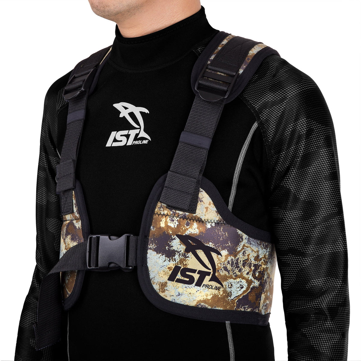 Camouflage Brown Large Diving Weight Vest F1730
