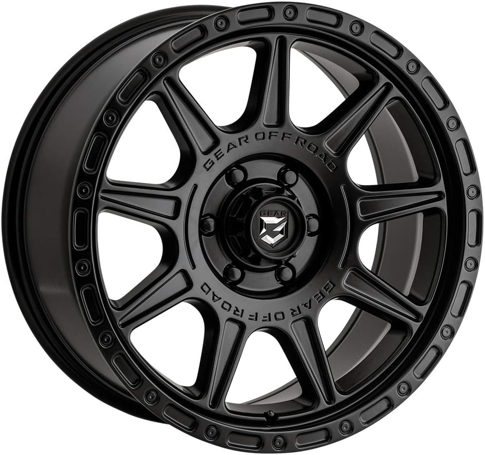 Satin Black 17x9 6x135-6mm Wheel Rim D3393