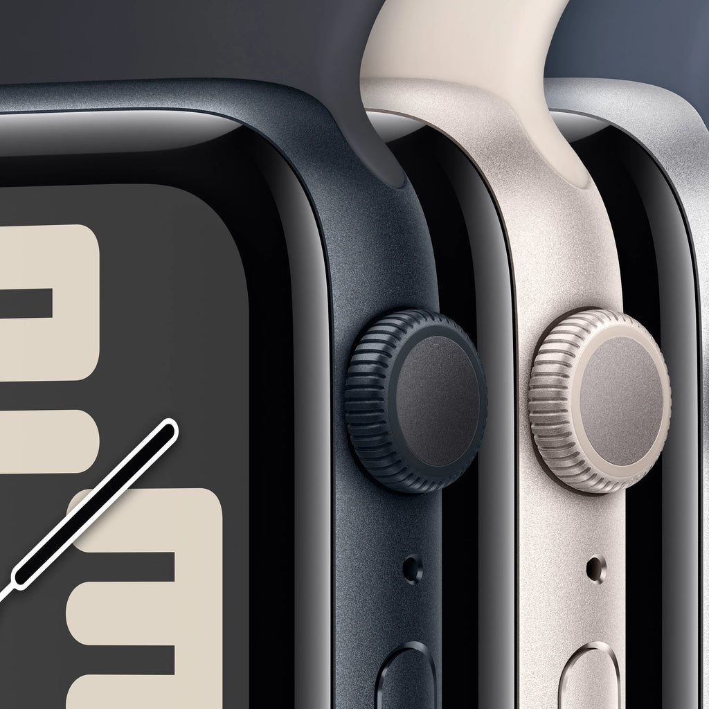 Starlight Aluminum Case Apple Watch SE GPS 44mm with Starlight Sport Band D330