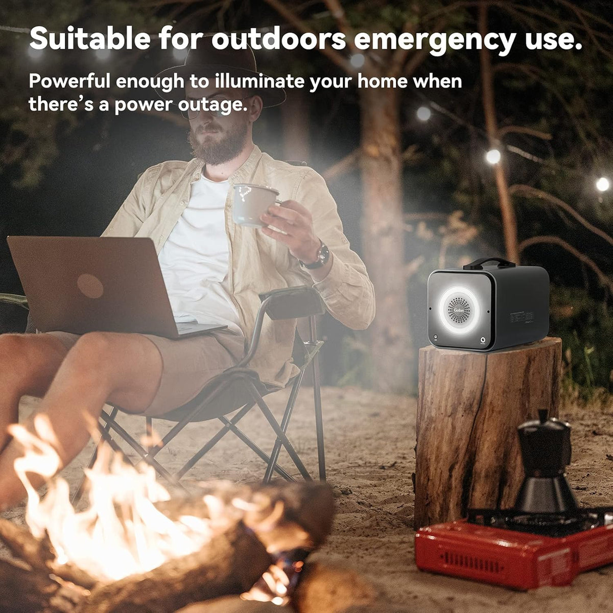 1100Wh Portable Power Station with 110V AC Outlets N53818