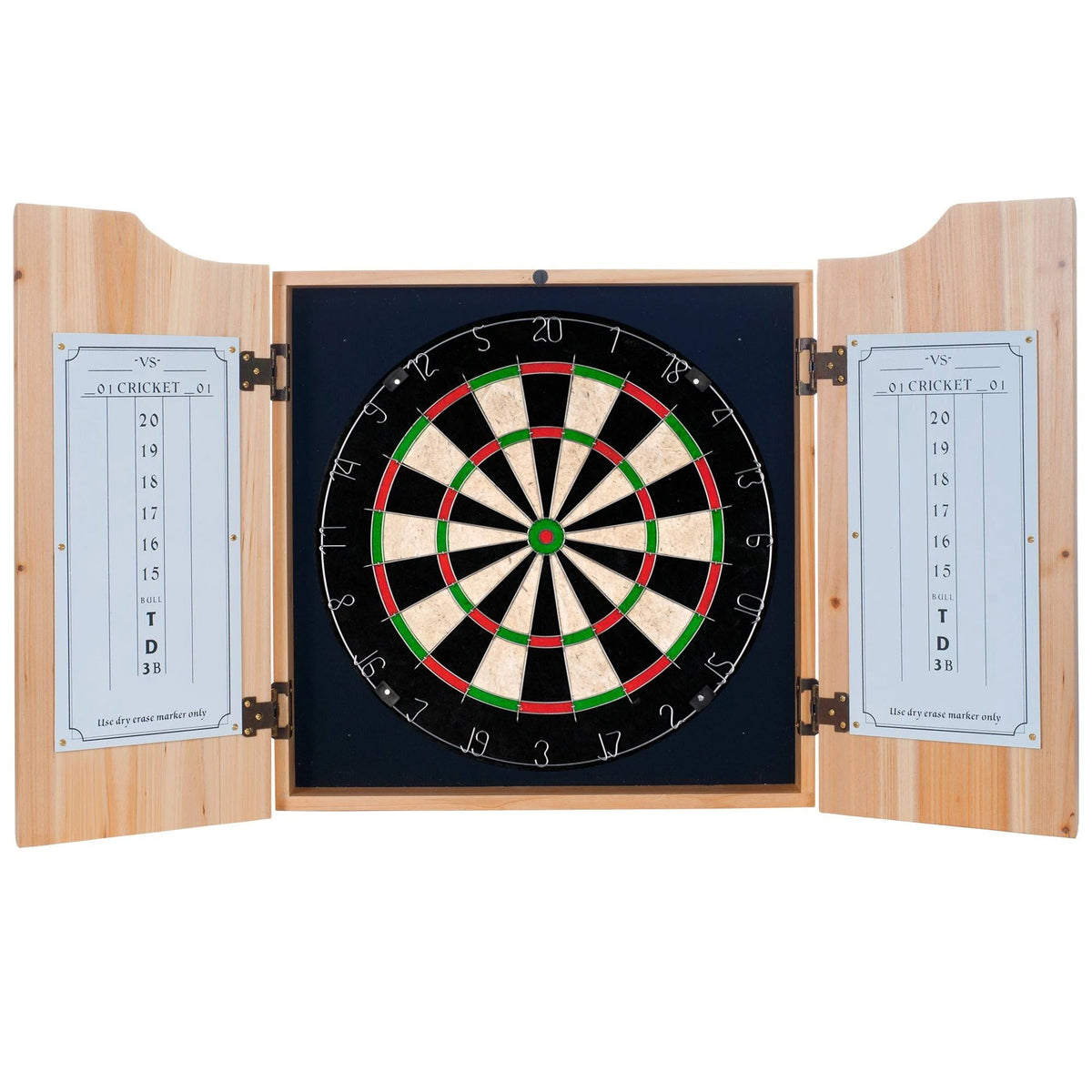 Dart Cabinet with Darts and Board Q6631