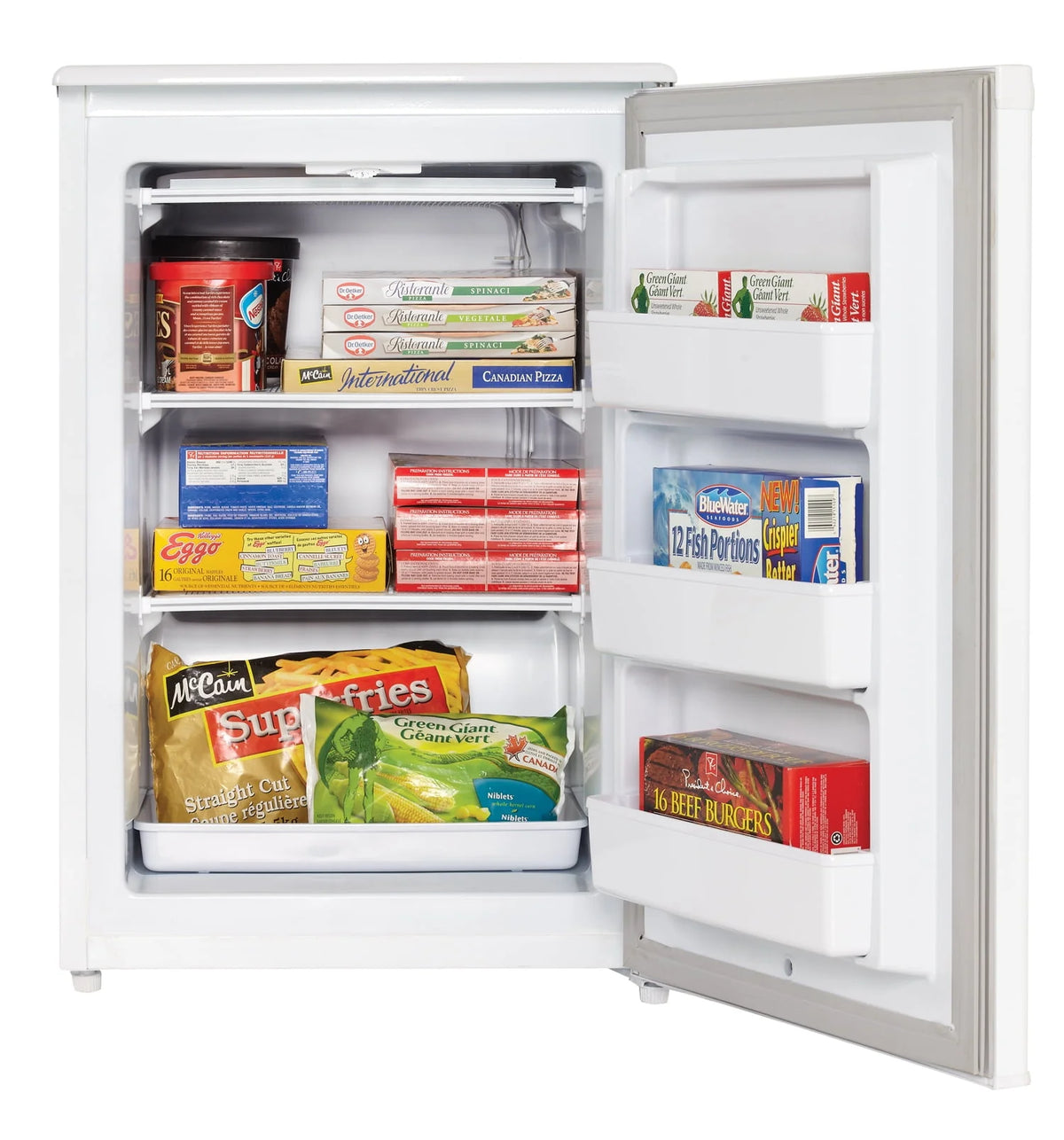 White 4.3 Cu. ft. Upright Freezer M8210
