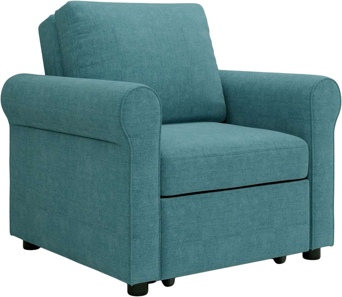 Teal Convertible Sleeper Chair Bed W844