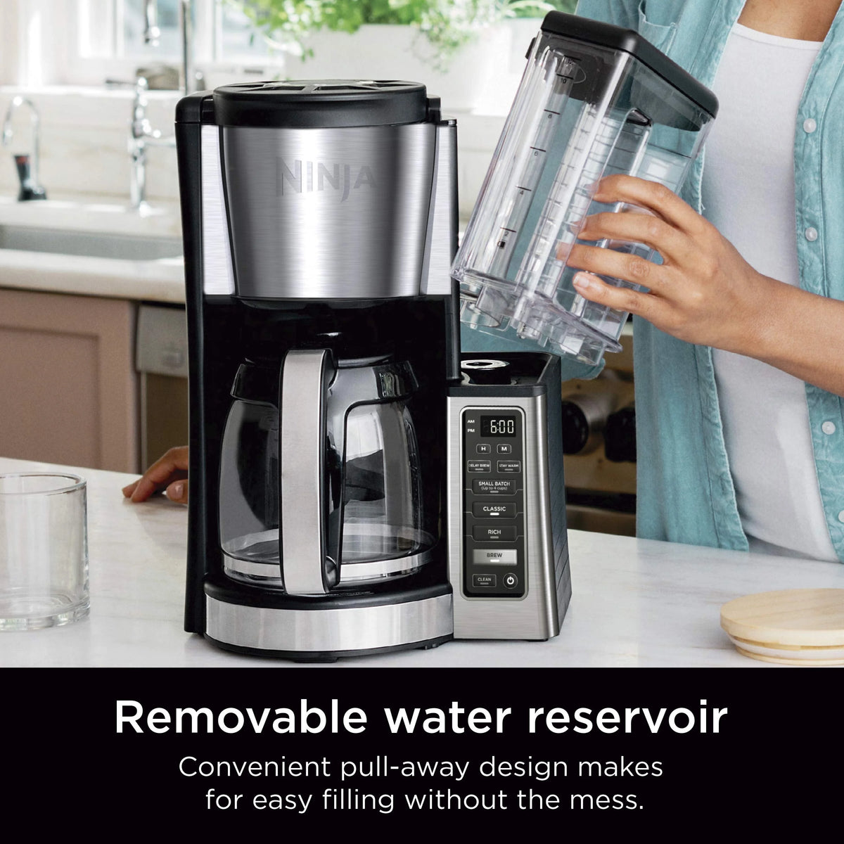 12-Cup Programmable Coffee Maker with Glass Carafe Q92706