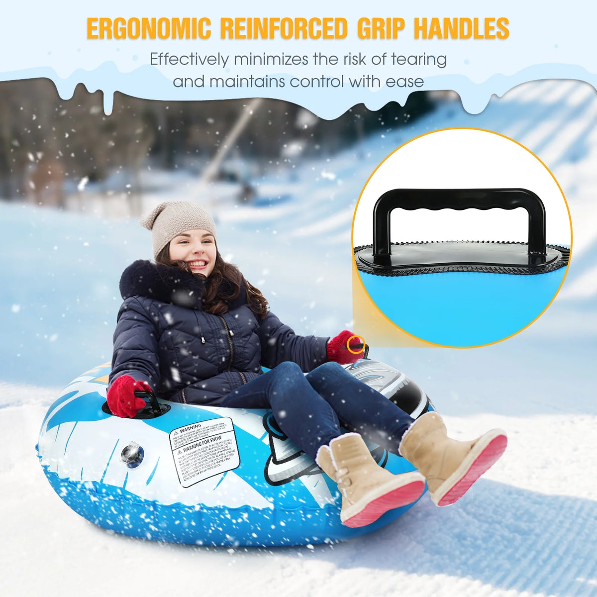 47 Inch Inflatable Snow Sled S252