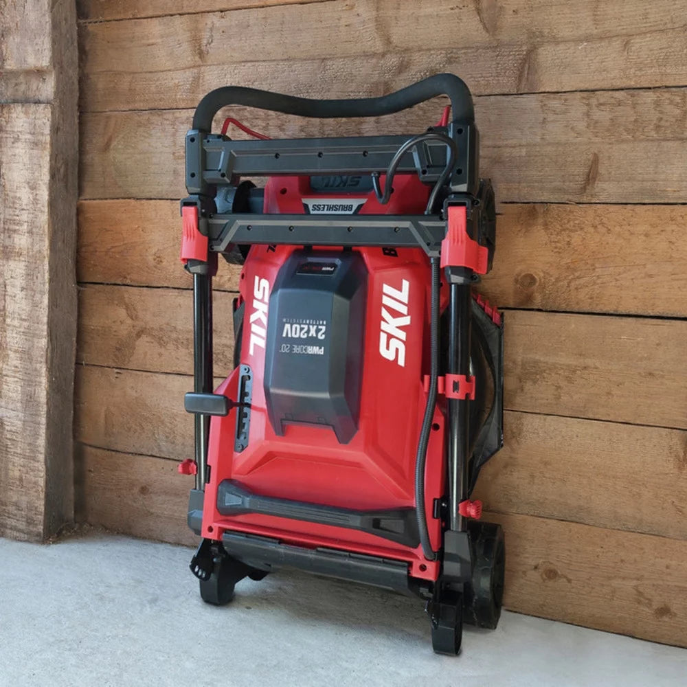 20V Brushless Lawn Mower Kit with Two 4.0 Ah Battery and Dual Port Charger F73702
