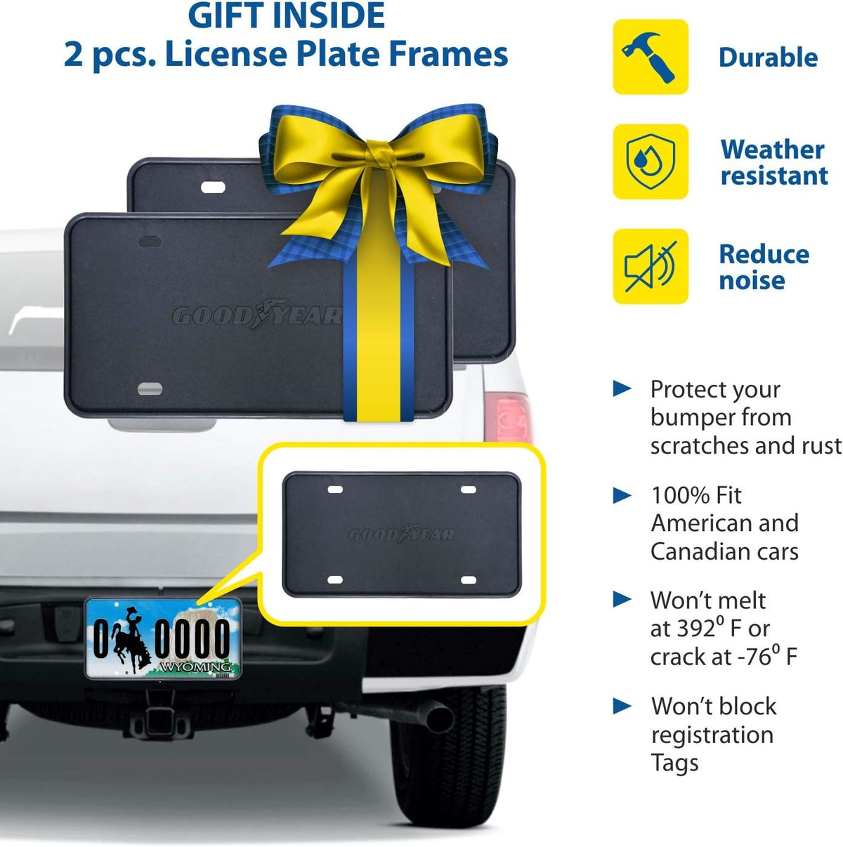 Shatterproof in-Channel Window Deflectors for Trucks, 4 pcs Z6485