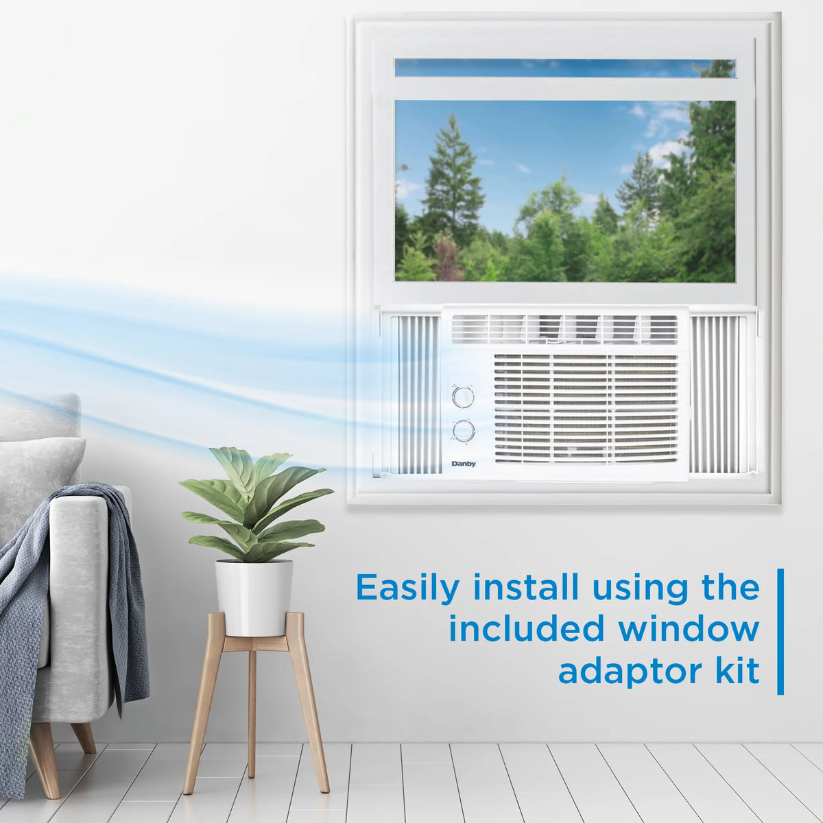 5000 BTU White Window AC U21314