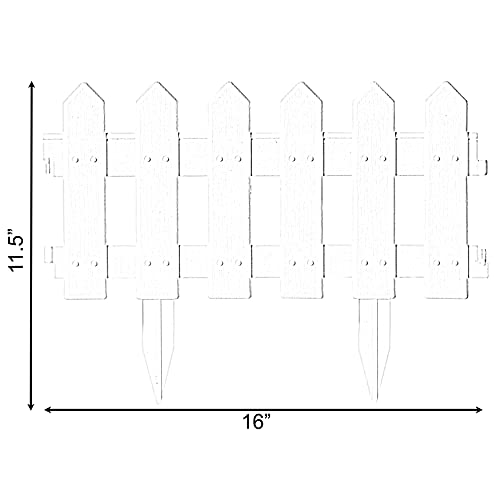 12-inch Decorative Landscape Edging Ornamental Fence V736089