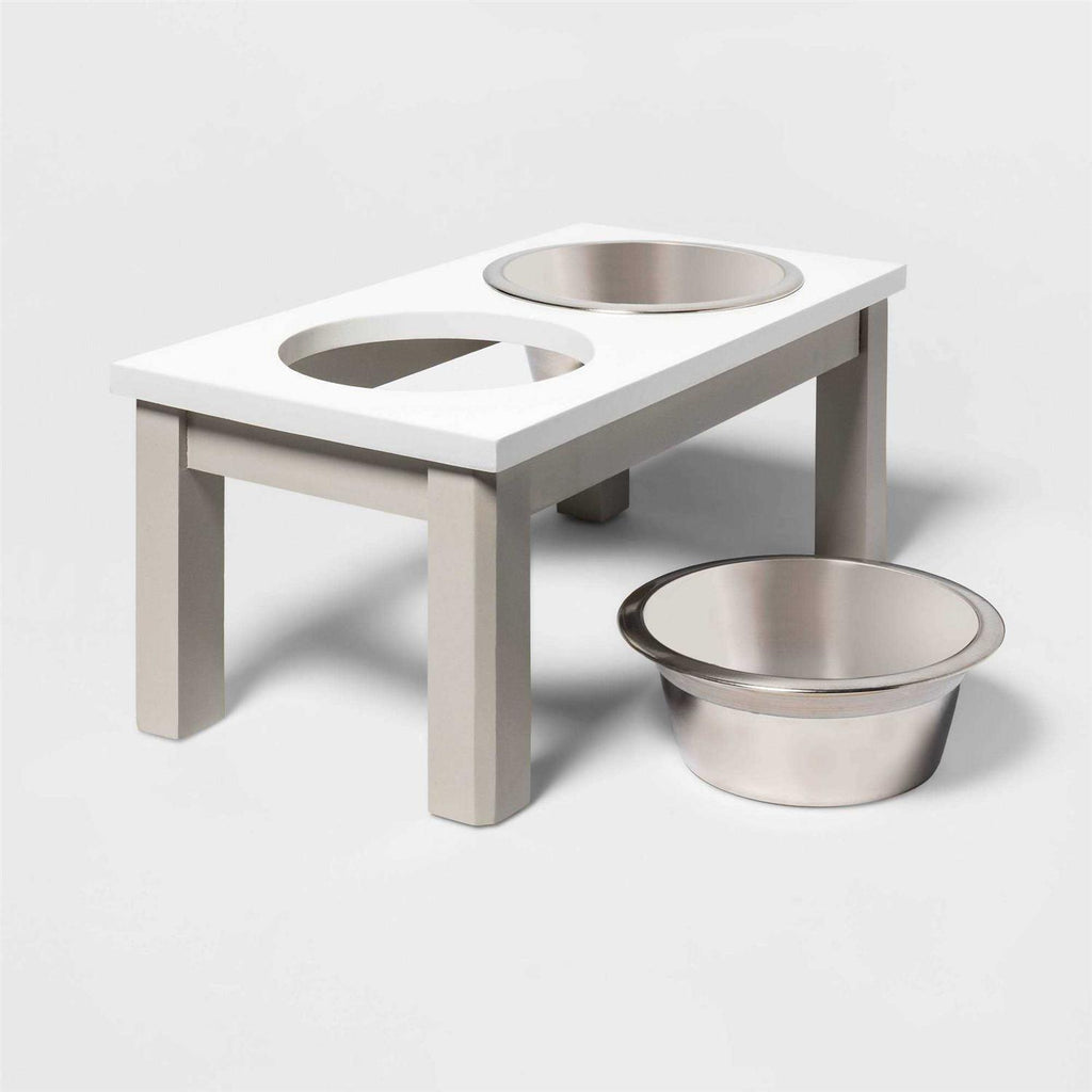Elevated Dual Tone Dog Bowl M78763