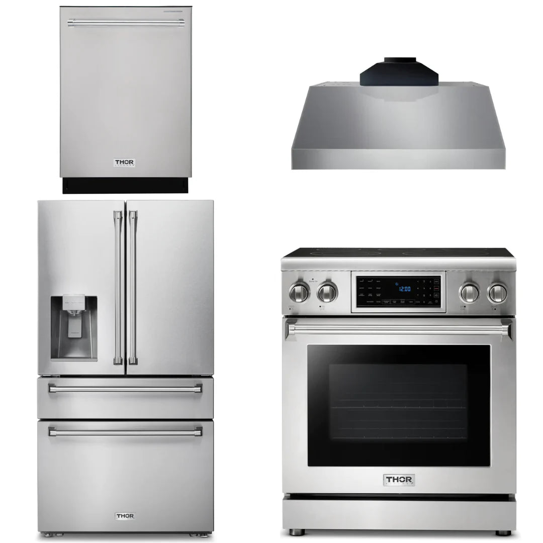 30 Electric Range Range Hood Refrigerator Dishwasher J65370